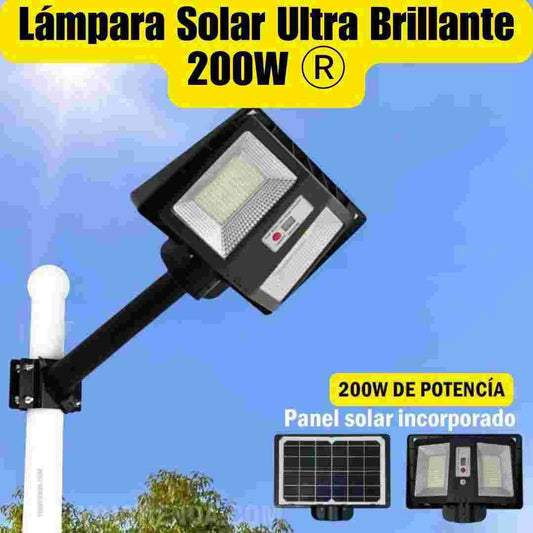 Lámpara Solar Ultra Brillante 200W Ⓡ